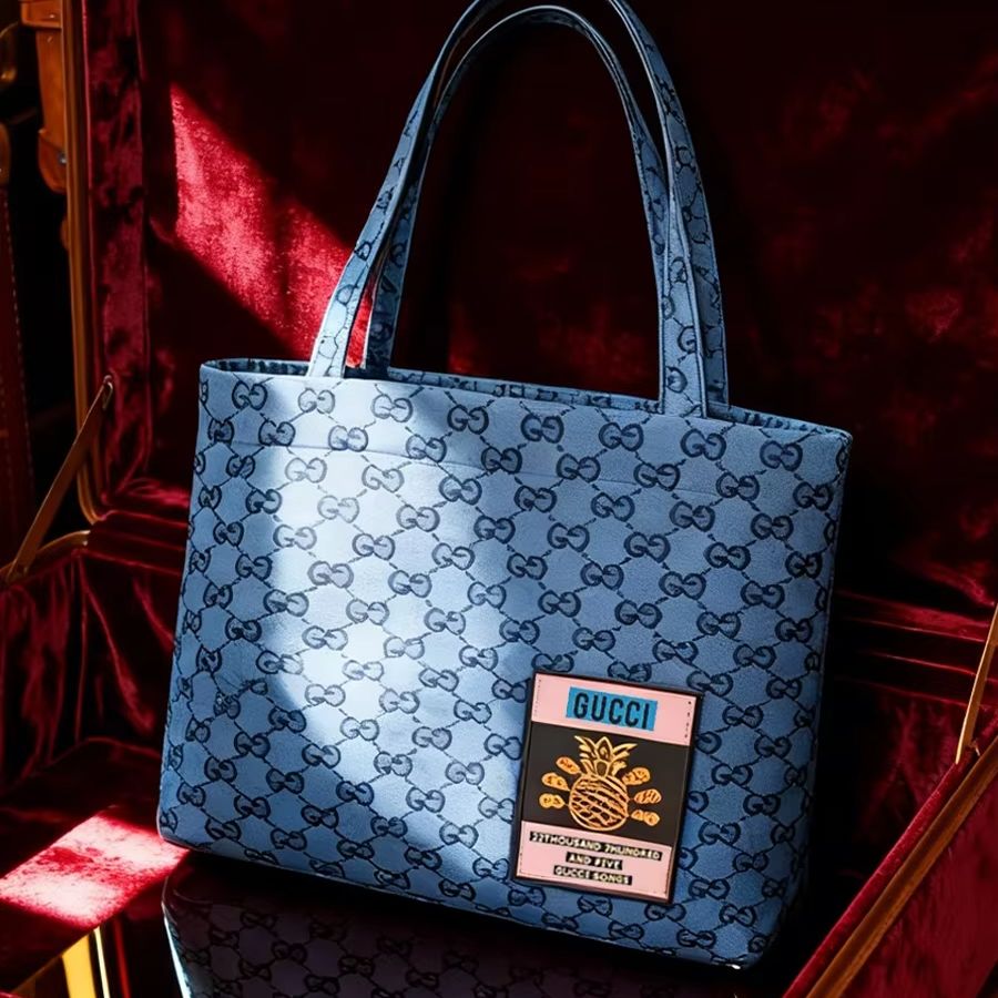 Tote Bag Beach - GUCCI bag Womens Canvas Tote Bag