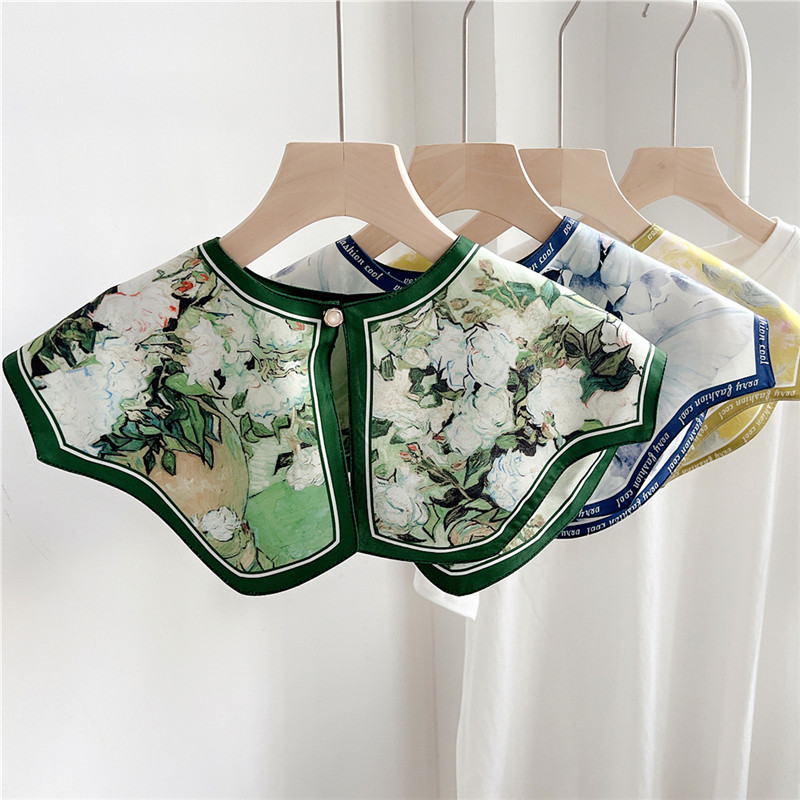Fashion Floral Detachable Coll - Blouse Off Shoulder review and price