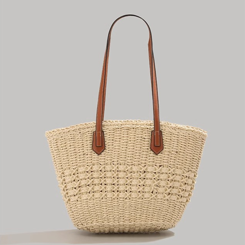 Extra-Large Foldable Straw Tot - Tote Bag Beach review and price