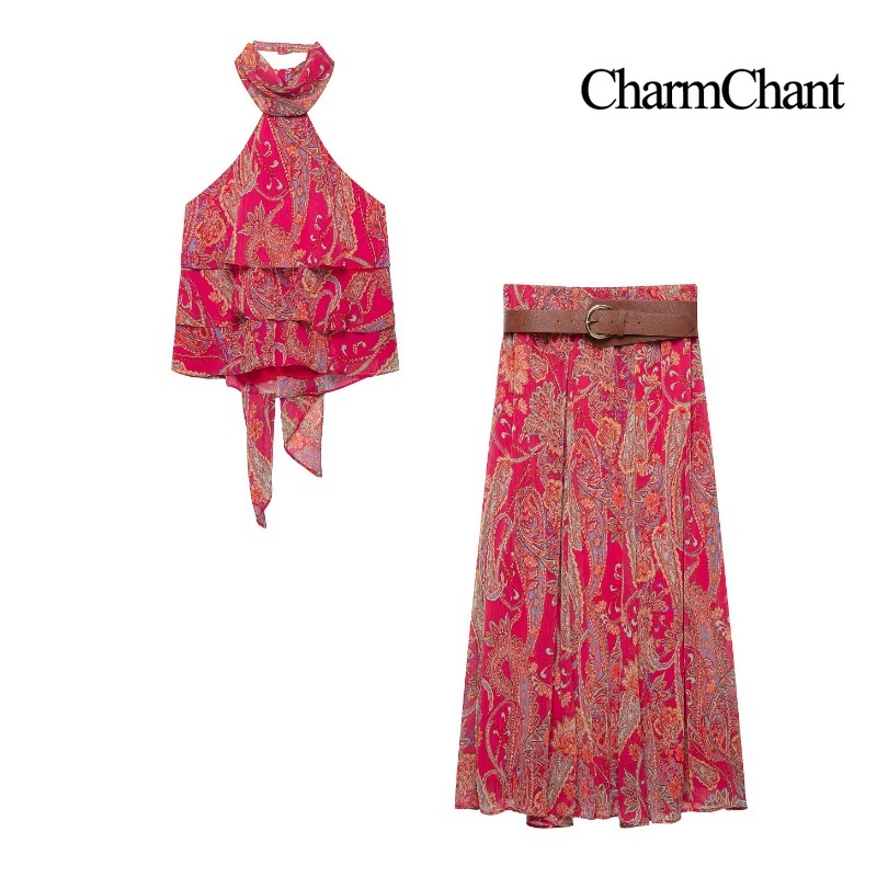 CHARMCHANT Women's Paisley Pri - Romper Floral Print review and price