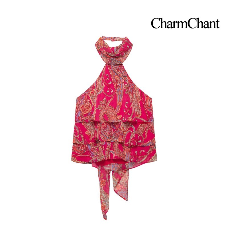 CHARMCHANT Women's Paisley Pri - Romper Floral Print review and price
