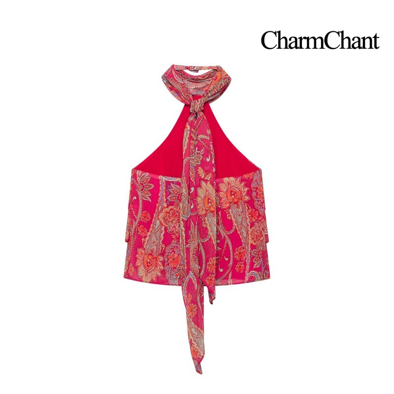 CHARMCHANT Women's Paisley Pri - Romper Floral Print review and price