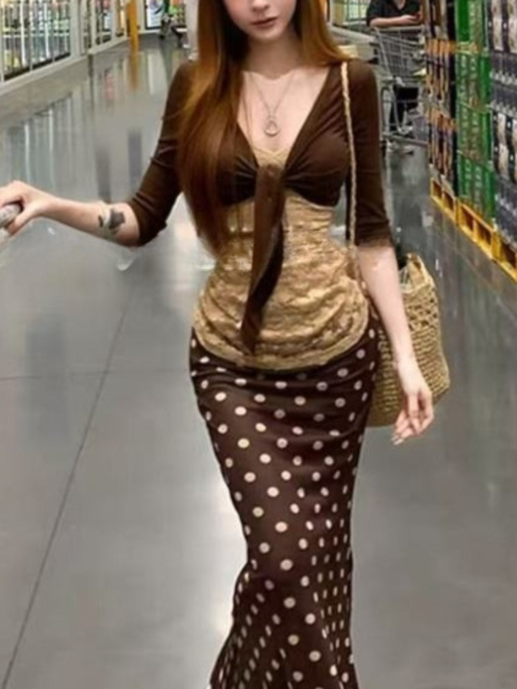 Japanese Vintage 3-piece Set W - Crop Top Crochet review and price